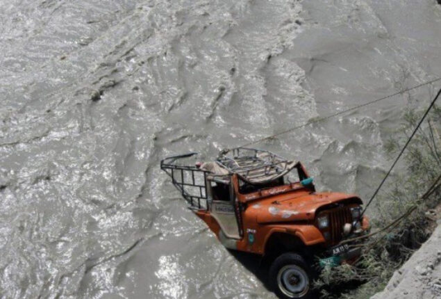 6 died, 2 others hurt as jeep plunges into storm water in AJK