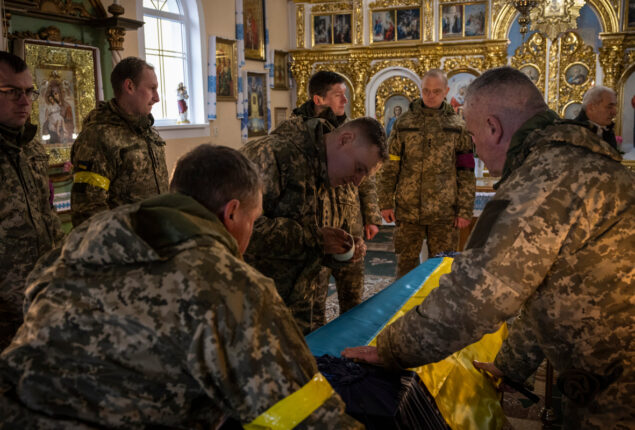 Russian-backed leader asks for civilian evacuation during Ukrainian offensive