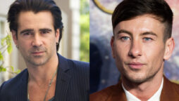 Colin Farrell joked that living with Barry Keoghan was like living with “raccoons”.