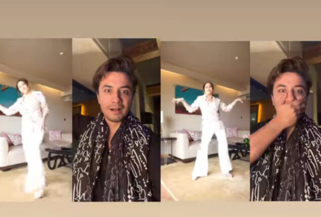Ali Zafar couldn’t get over of Madhuri Dixit’s dancing video on ‘Suno Re Sajania’