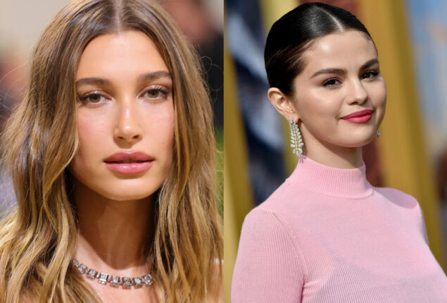 Selena Gomez and Hailey Bieber attend The Academy Museum Gala