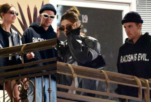 Justin and Hailey Bieber sending Kanye West a coded message?