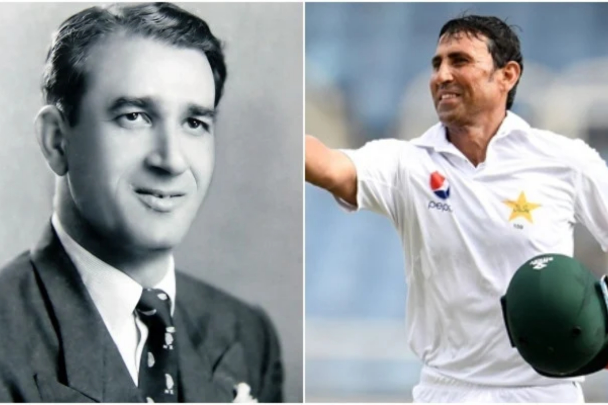 Younis Khan and Abdul Hafeez Kardar