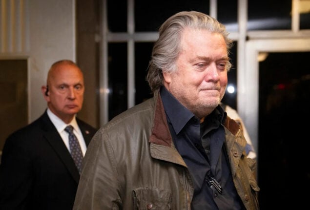 The judge says Steve Bannon must spend at least one month in jail for his crime