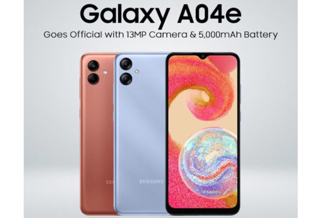 Samsung Galaxy A04e Price in Pakistan and Specifications