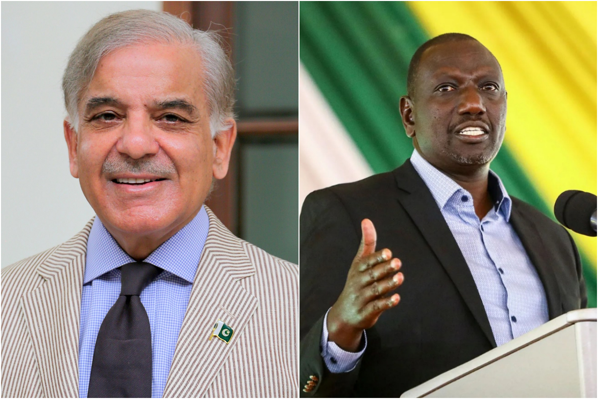 Pakistan PM and Kenya leader