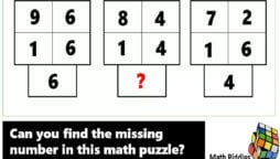 Math Riddles: Missing Numbers Series Puzzle for Genius