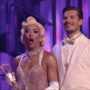 Shangela and Gleb react upon performing on “DWTS” while wearing the chicken