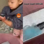 Chinese girl soaks laptop in water as father reacts harsh: Watch 