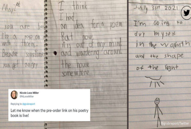 Mother shares her son’s viral poems with internet users