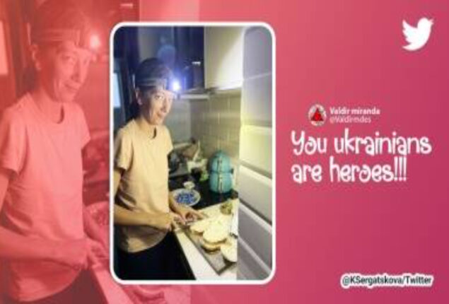 Ukrainian journalist’s culinary photo heats up war-torn Kyiv