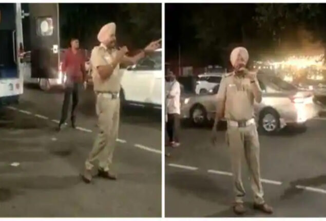 Chandigarh police sing Bolo Ta Ra Ra about no parking