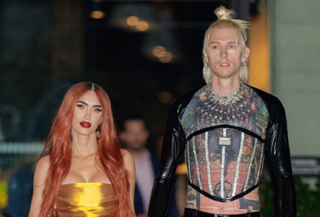 Megan Fox shows love to Machine Gun Kelly on his Instagram Post