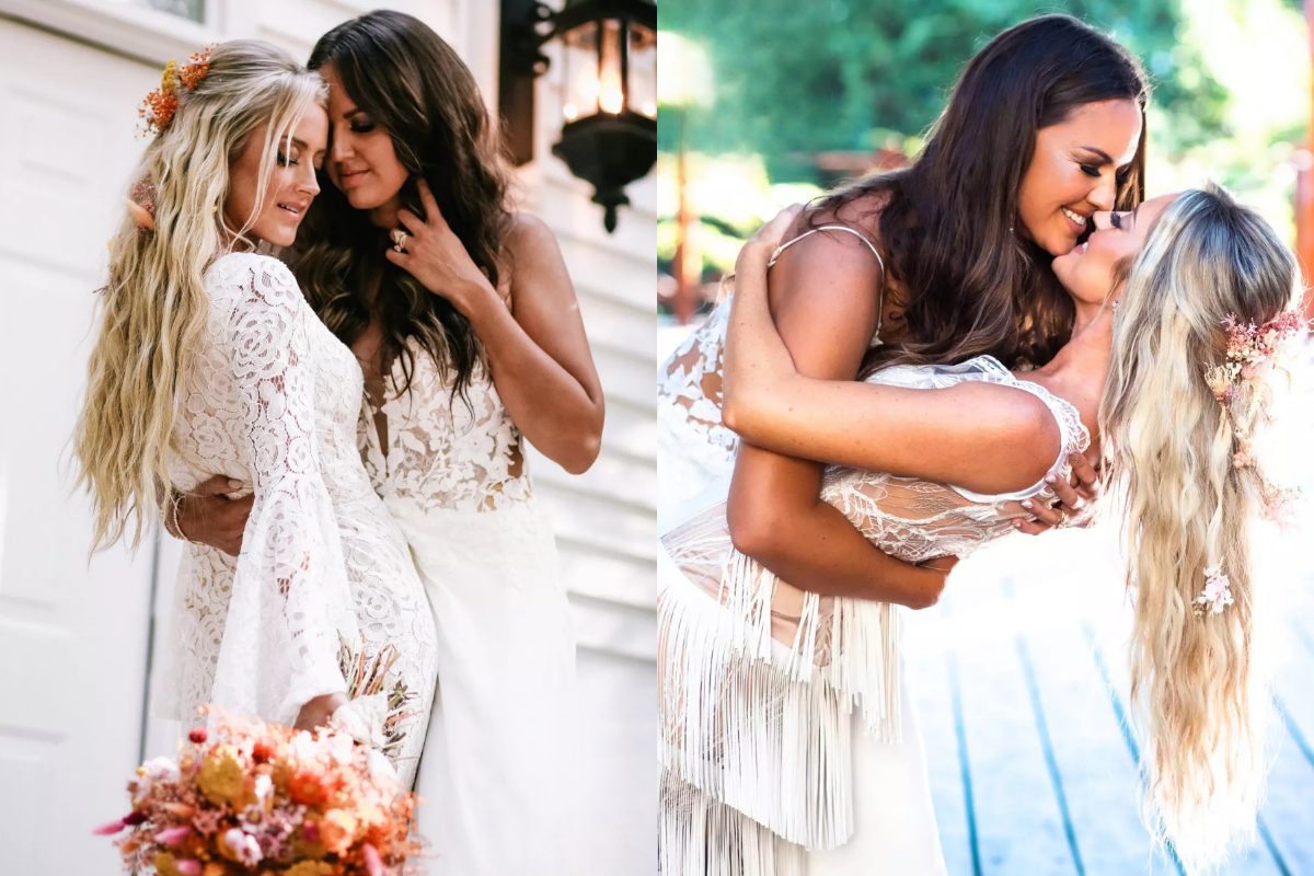 Hilary Hoover and Brooke Eden were married