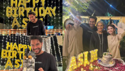 Asim Azhar celebrates Birthday with parents and fiance Merub Ali