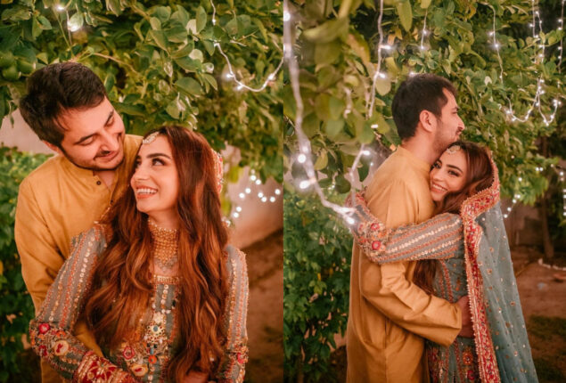 Mehar Bano and Shahrukh Kazim’s adorable Mehndi pictures!