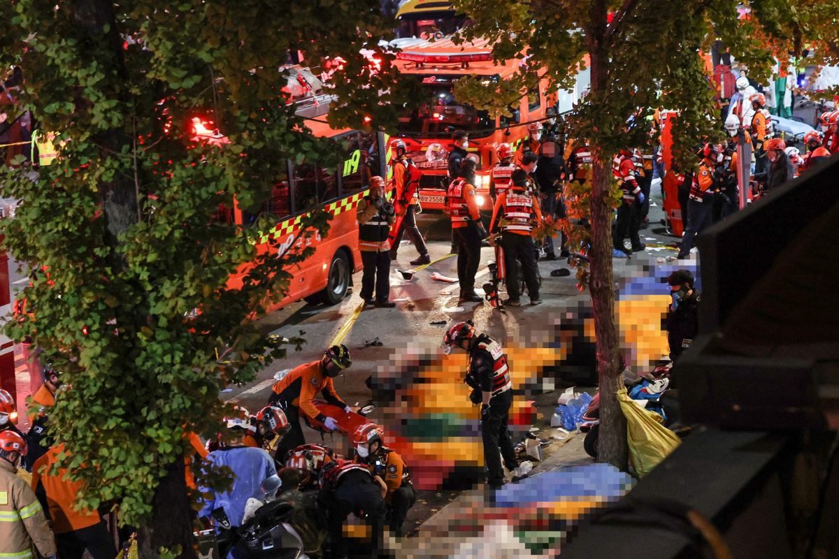 Halloween stampede in South Korea results at least 146 fatalities