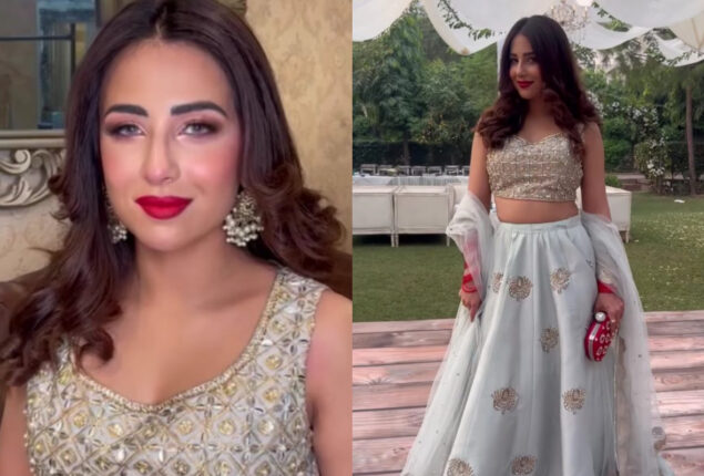 Ushna Shah dazzles in recent wedding pictures