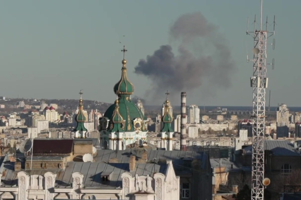 In Kiev, finds remnants of Russian missiles