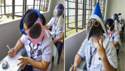 Students in Philippines made funny ‘anti-cheating hats’ that went viral