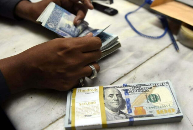 Rupee continues to fall against dollar in interbank market