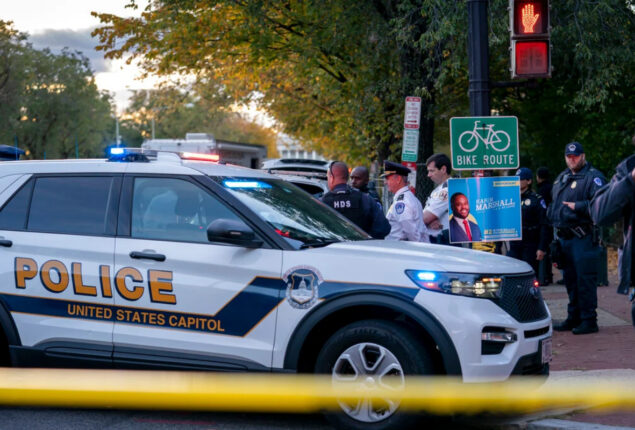 Man arrested at US Capitol after being found with guns in his van