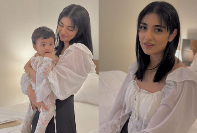 Sarah Khan shares adorable photos with her daughter Alyana