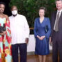 Princess Anne honours the Queen in Uganda
