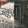 British artist draws doodles in entire mansion