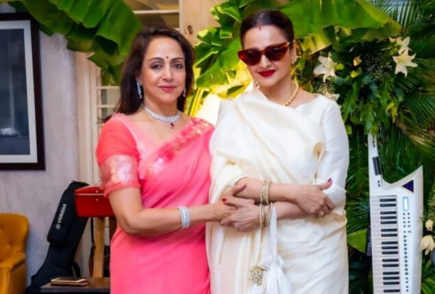 Hema Malini shares 74th birthday photos with Rekha