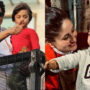 SRK, Kareena Kapoor, join AbRam and Taimur’s Taekwondo match