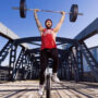 Scottish man breaks world record for barbell unicycling