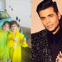 Karan Johar’s kids Roohi and Yash are wash car in their adorable raincoats