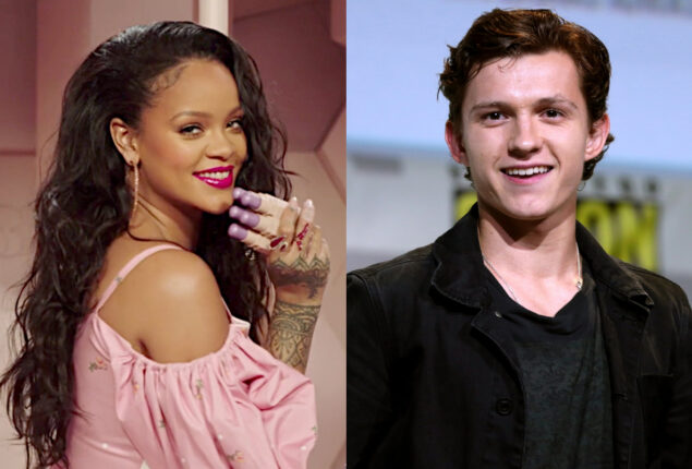 Rihanna fans hoping for a collaboration with Tom Holland