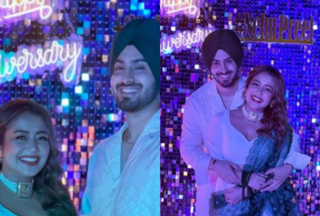 Neha Kakkar kisses Rohanpreet Singh on their second anniversary and Diwali