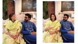 Abhishek Bachchan stares at her sister Shweta Bachchan