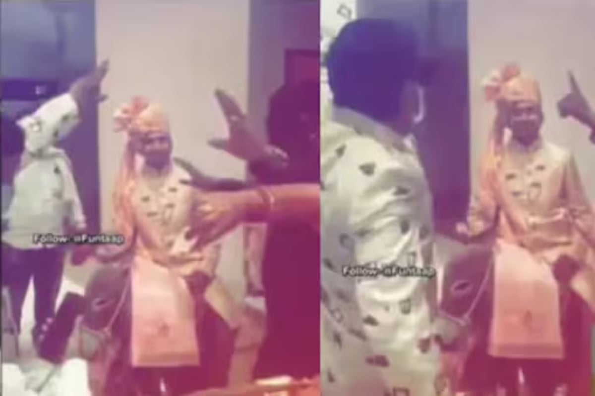 groom arrived donkey