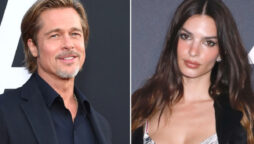 Brad Pitt and Emily Ratajkowski