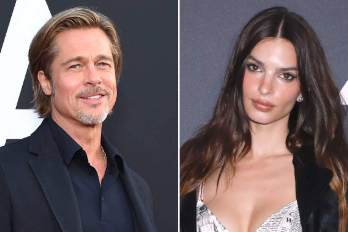Brad Pitt and Emily Ratajkowski