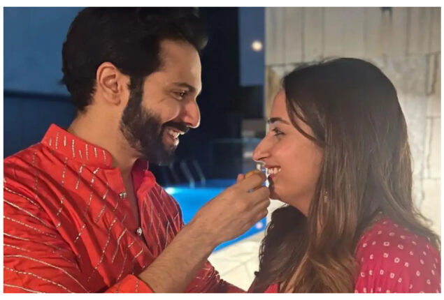 Varun Dhawan and Natasha Dalal look so much in love as they celebrate second Karwa Chauth