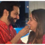 Varun Dhawan and Natasha Dalal look so much in love as they celebrate second Karwa Chauth