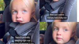 Mom tells child she’s pregnant. Child’s face is hilarious
