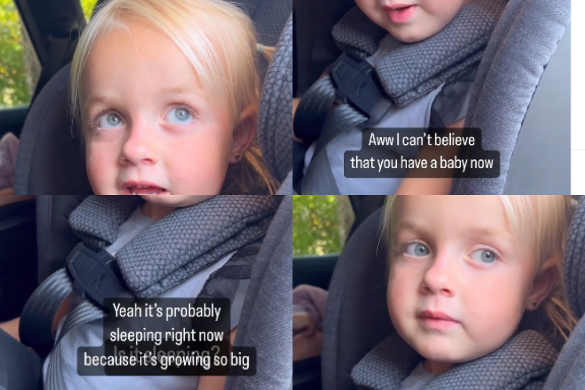 Mom tells child pregnant