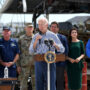 Joe Biden tours Hurricane Ian-hit Florida and opponent’s territory