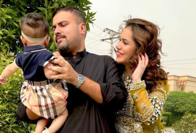 Ghana Ali’s Umrah picture with husband Umair