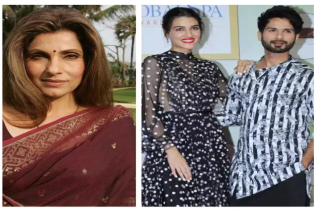 Dimple Kapadia with Shahid Kapoor and Kriti Sanon’s  in next Flim