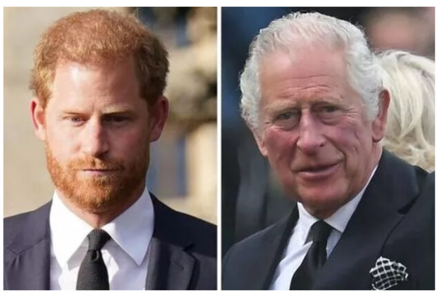 The humiliation of King Charles by his own son Prince Harry?