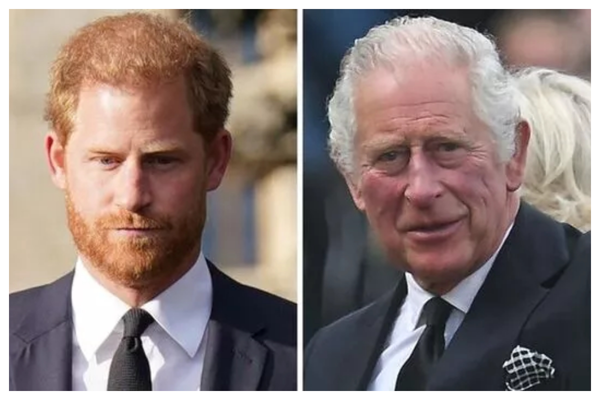 The humiliation of King Charles by his own son Prince Harry?