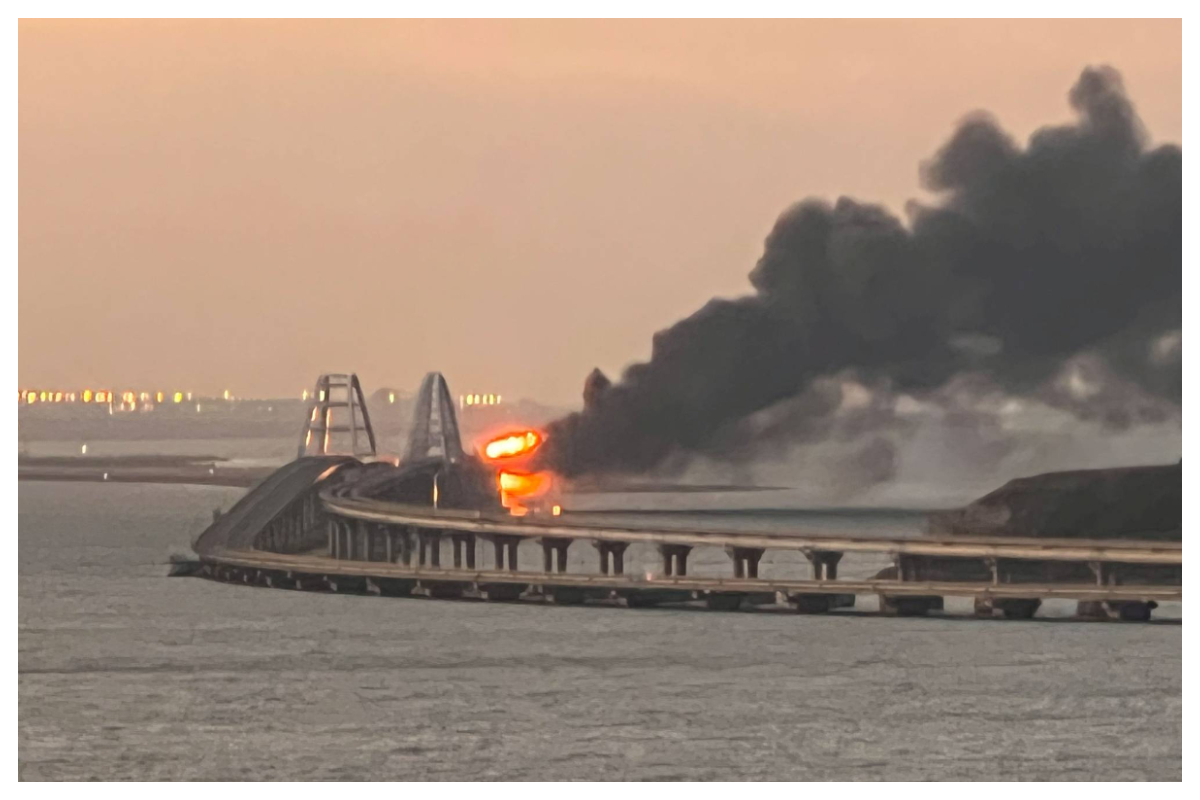 Drone strikes are a response to Crimea bridge explosion