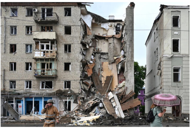 Russian rocket targets school in Zaporizhzhia